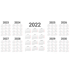 Spanish Calendar 2022 2023 2024 2025 2026 2027