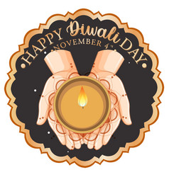 Happy Diwali Day Logo Design