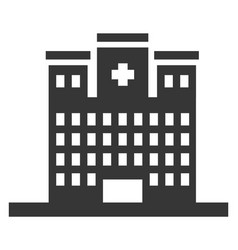 Hospital Building Icon Medical City Service