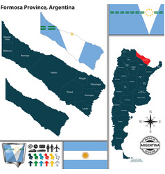 Map Of Formosa Province Argentina