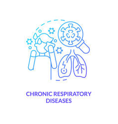 Chronic Respiratory Diseases Blue Gradient