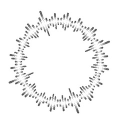 Sound Wave Pattern Dotted Music Frequency