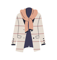 Casual Fashion Blazer And Scarf Stylish Jacket