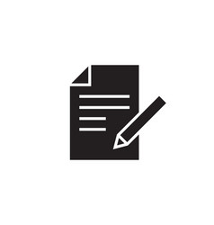 Note Icon Sign Paper Message Or Document Page