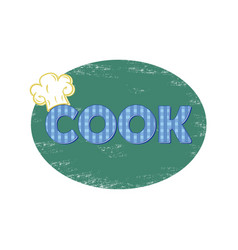 Retro Design Cook Logo Template