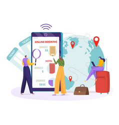 Online Travel Reservation Concept