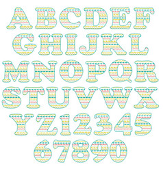 Embroidery Stitch Patterns Alphabet