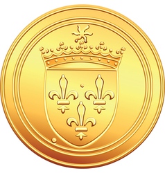 Gold Coin French Ecu Reverse