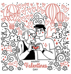 Hand Drawn Valentine Day Design Design