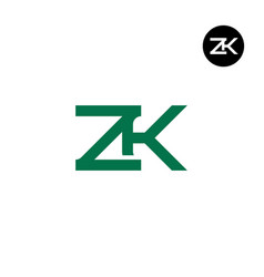 Letter Zk Monogram Logo Design