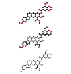 Reserpine Alkaloid Molecule Isolated From