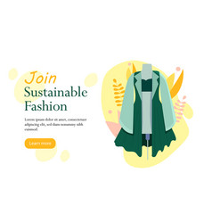 Sustainable Fashion Concept