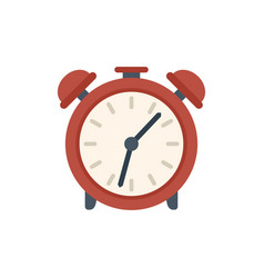 Alarm Clock Icon Flat Work Control