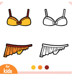 Coloring Book Skirted Bikini