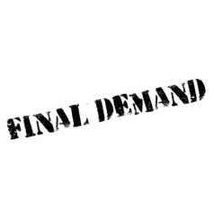 Final Demand Rubber Stamp