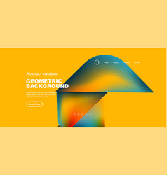 Geometric Landing Page Background Fluid Colors