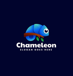 Logo Chameleon Gradient Colorful Style