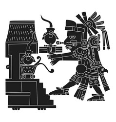 Aztec God Piltzintecuhtli Lord Rising Sun