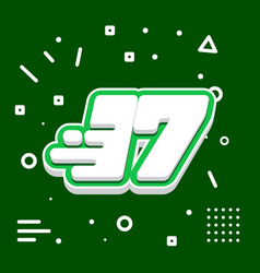 Number 17 3d Fast Icon