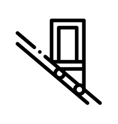 Public Transport Inclined Elevator Icon