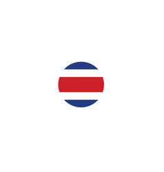 Costa Rica Flag Circle