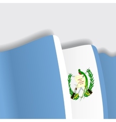 Guatemalan Waving Flag