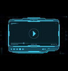 Hud Video And Sound Player Screen Interface