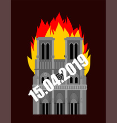 Notre Dame De Paris Fire Burning Rohistoric