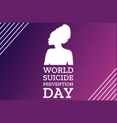 World Suicide Prevention Day Holiday Concept