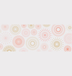 Abstract Geometric Fireworks Pattern Background