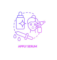 Apply Serum Purple Gradient Concept Icon