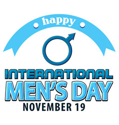 International Mens Day Poster Design