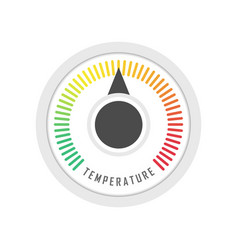 Round Temperature Gauge