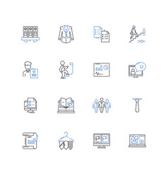 Workplace Diversity Line Icons Collection