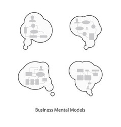 Business Mental Models Concept Isolated