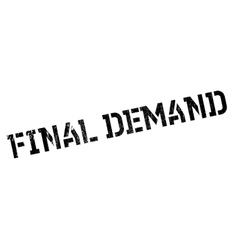 Final Demand Rubber Stamp