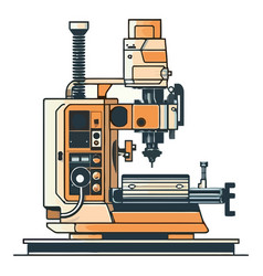 Modern Factory Produces Machinery