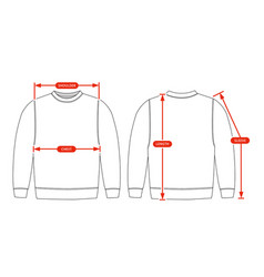 Clothing Size Chart Sweat Shirt