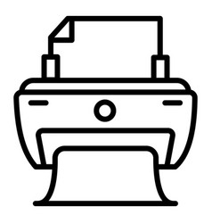 Home Printer Icon Outline Style