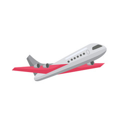 Plane Flying Travel Red