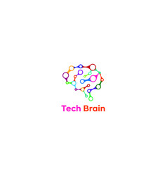 Technology Modern Brian Logo