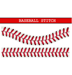 Baseball Ball Realistic Stitch Lace Pattern