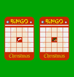 Christmas Blank Decorated Bingo Cards