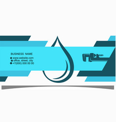 Business Card For Plumber And Plumbing Work