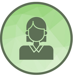 Female Student Icon Image