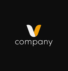 Small Case Letter V Logo Design