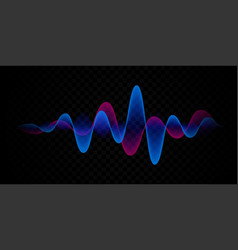 Sound Wave Voice Line Or Pulse Abstract Background