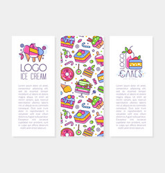 Sweets And Cake Dessert Advertising Banner