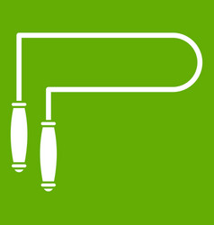 Skipping Rope Icon Green