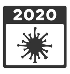 2020 Covid19 Calendar Day Flat Icon